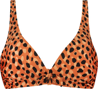 Leopard Spots Push Up bikinitop
