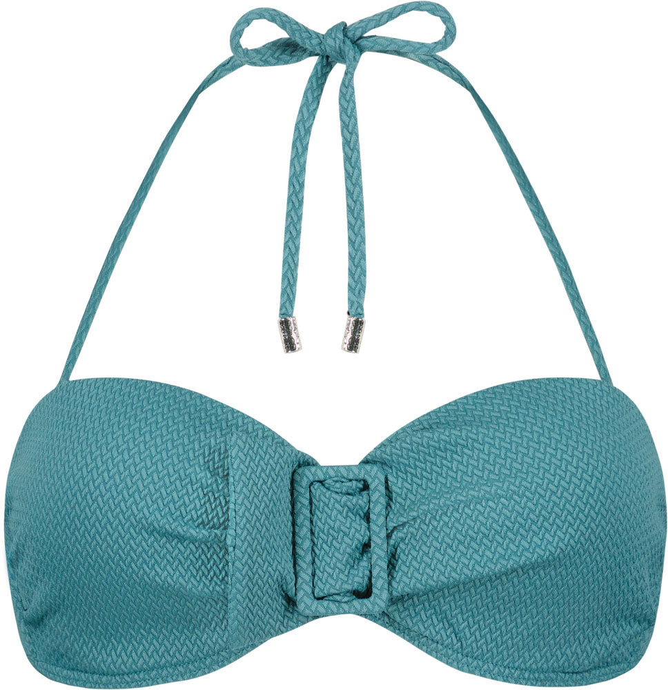 Brittany Blue Bandeau bikinitop
