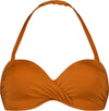 rust bandeau bikinitop