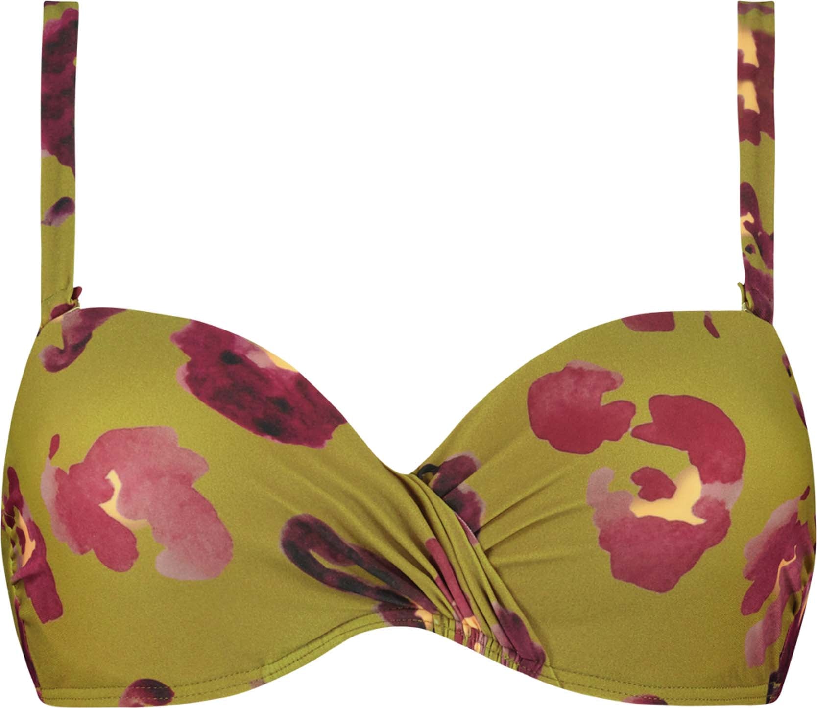 rust bandeau bikinitop