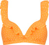 Painted Animal Ruffle Bikinitop