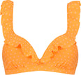 Painted Animal Ruffle Bikinitop