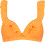 Painted Animal Ruffle Bikinitop
