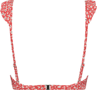 Painted Animal Ruffle Bikinitop