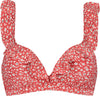 Painted Animal Ruffle Bikinitop