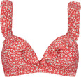 Painted Animal Ruffle Bikinitop