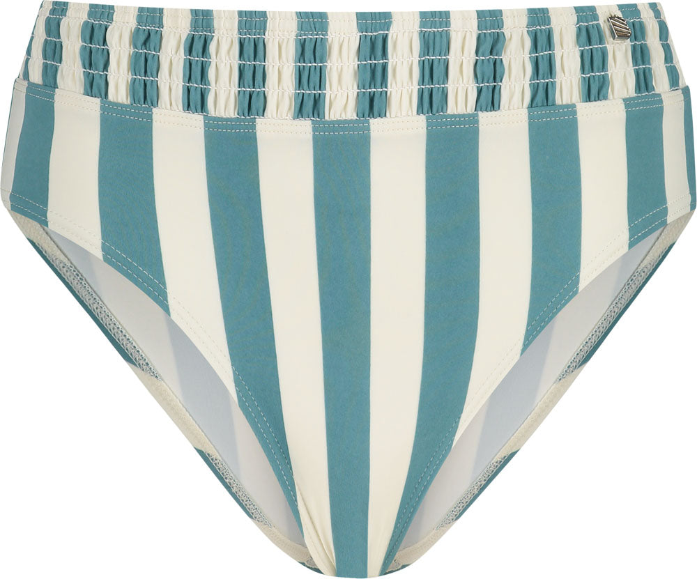 Bella Stripe bikinibroekje hoog