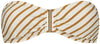Spice Stripe Bandeau bikinitop