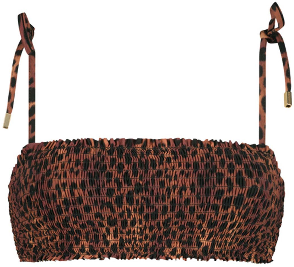 Puffy Leopard Lover bikinitop