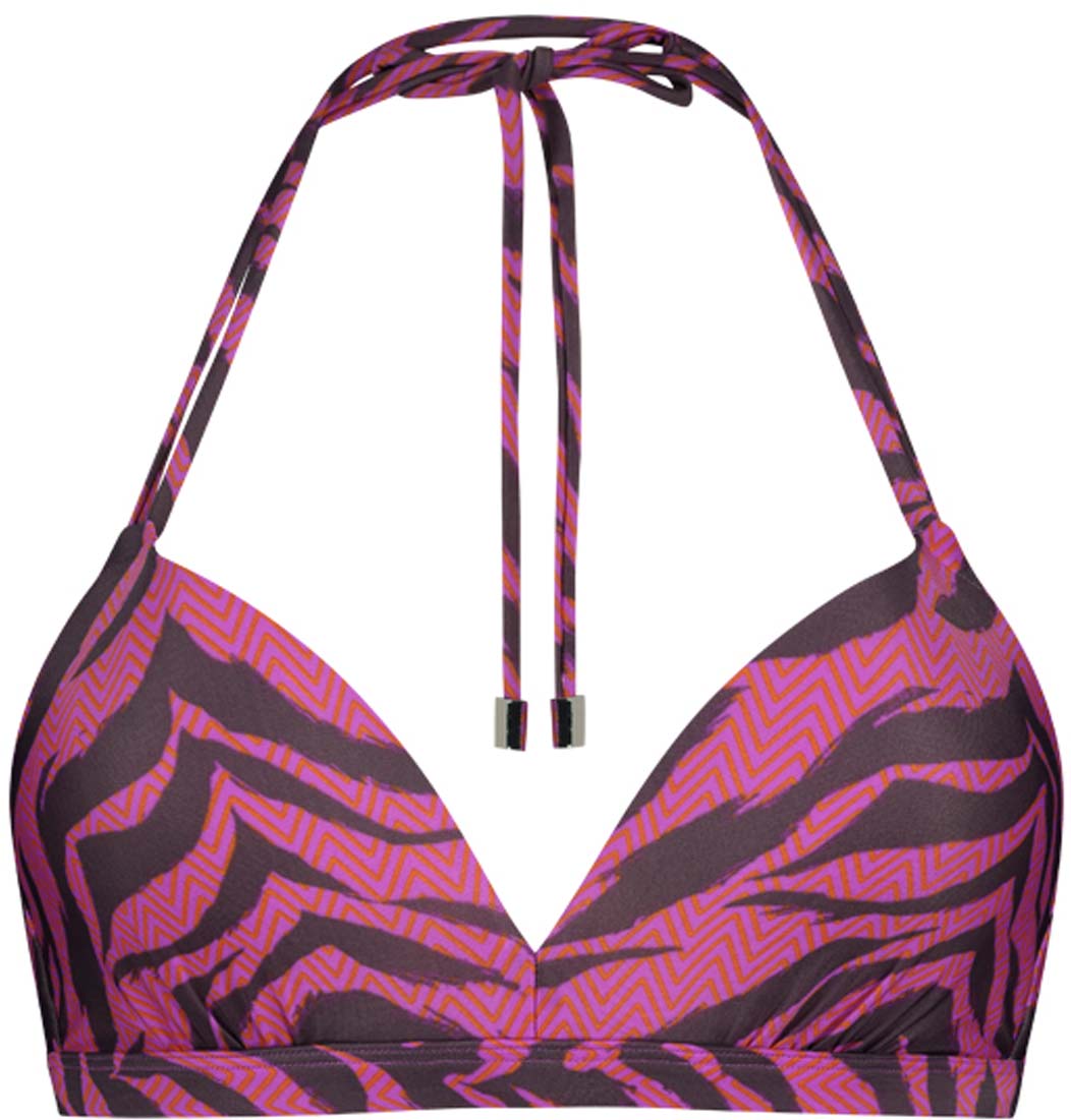 Zigzag Zebra Triangel bikinitop