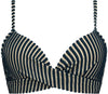 Knitted Stripe Twist bikinitop