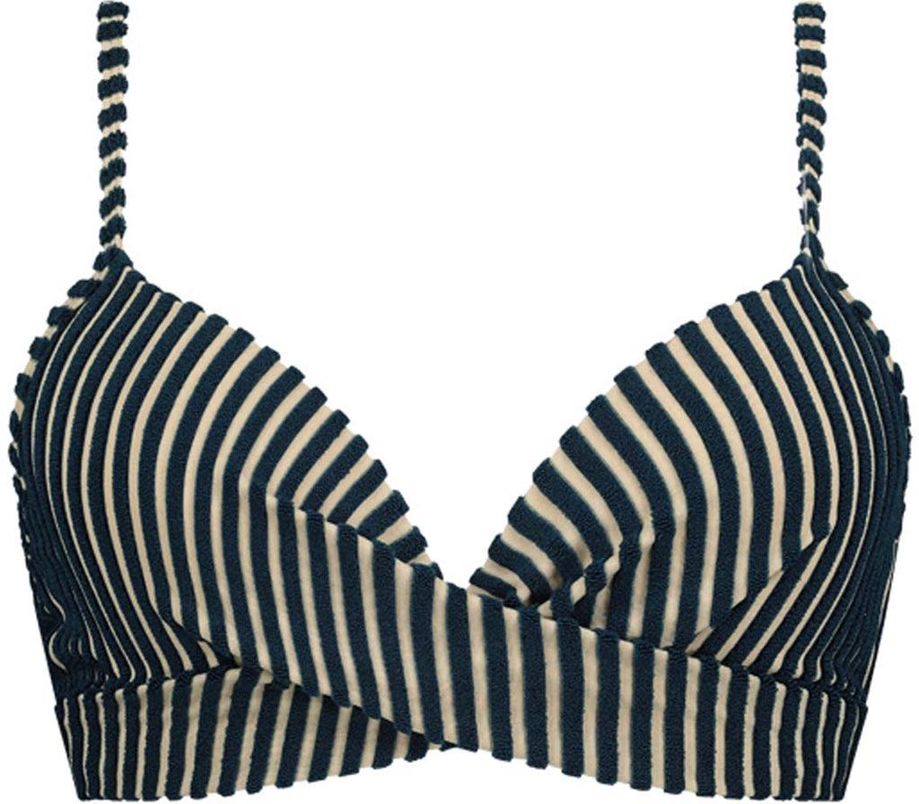 Knitted Stripe Twist bikinitop