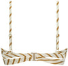 Spice Stripe Twist bikinitop