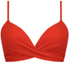 Twist Fiery Red bikinitop