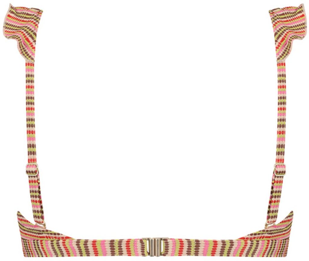 Ruffle Woodstock bikinitop