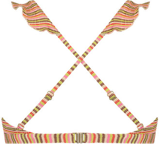 Ruffle Woodstock bikinitop