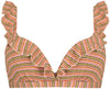 Ruffle Woodstock bikinitop
