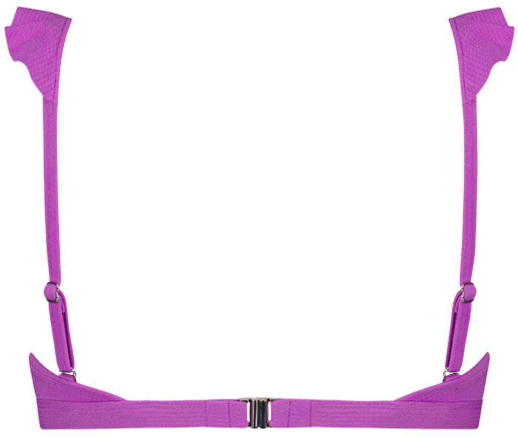 Ruffle Purple Flash bikinitop