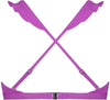 Ruffle Purple Flash bikinitop