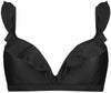 Ruffle Dark Grey bikintop