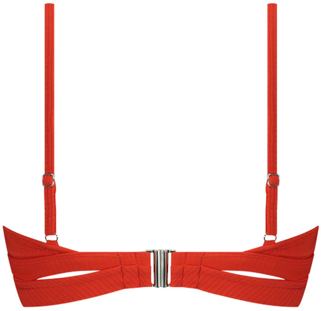 Push Up Fiery Red bikinitop