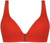 Push Up Fiery Red bikinitop
