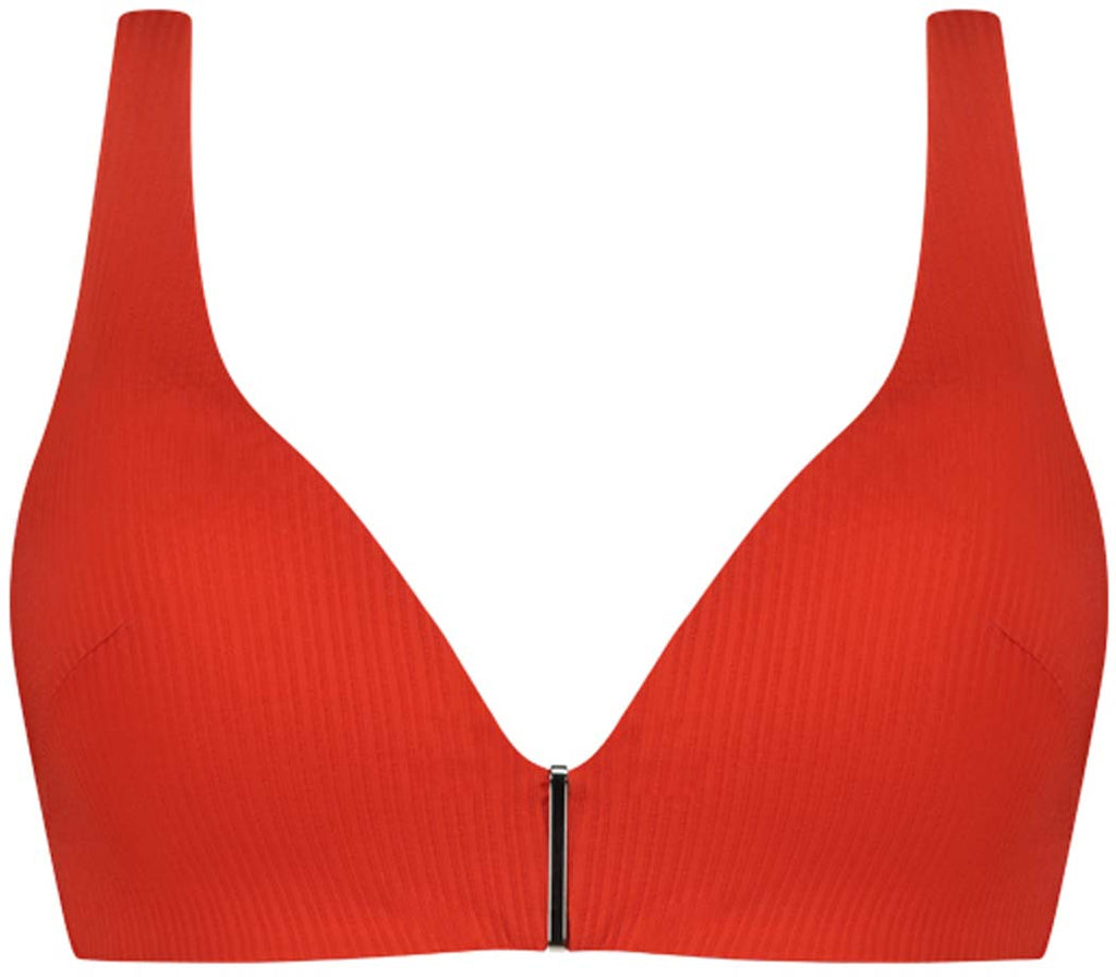 Push Up Fiery Red bikinitop