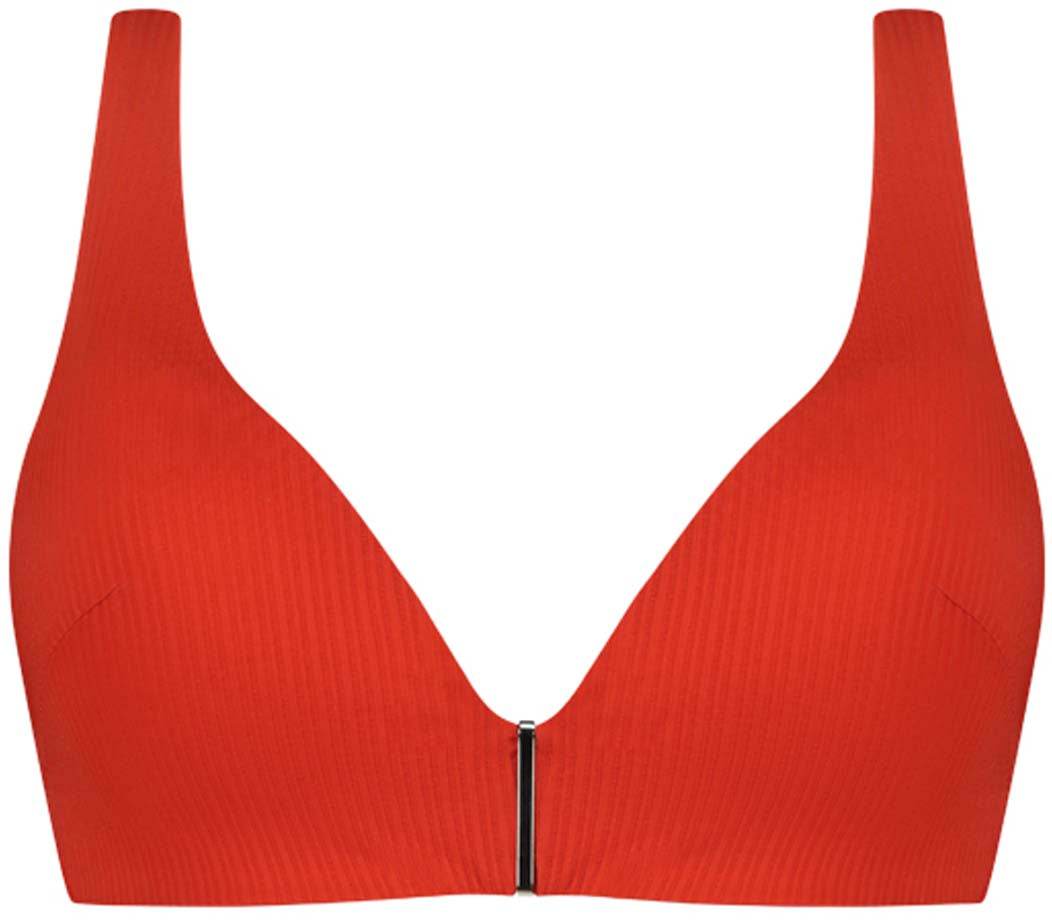Push Up Fiery Red bikinitop
