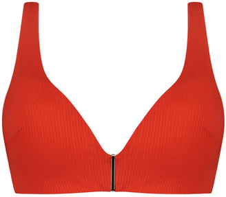 Push Up Fiery Red bikinitop