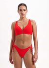 Push Up Fiery Red bikinitop
