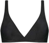 Deep Plunge Dark Grey bikinitop