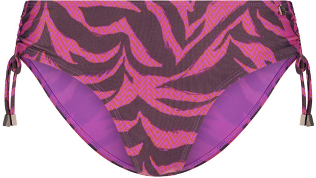 Zigzag Zebra Strik bikinibroekje