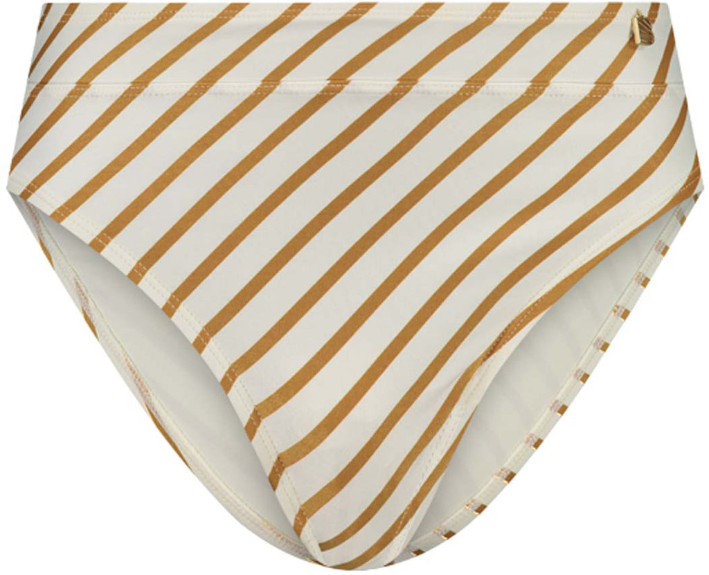 Stripe High-waist bikinibroekje