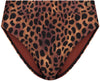 High-Waist Leopard bikinibroekje