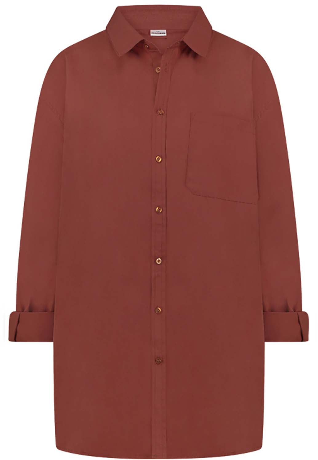 Chocolate Shine strandblouse