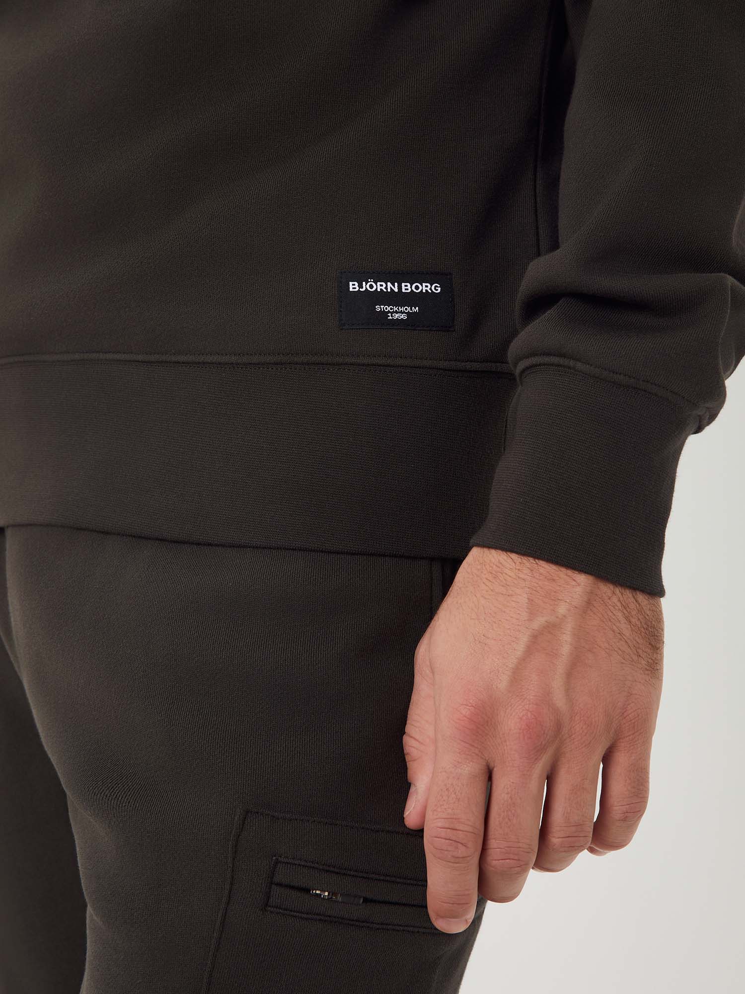 Centre Half Zip hoodie