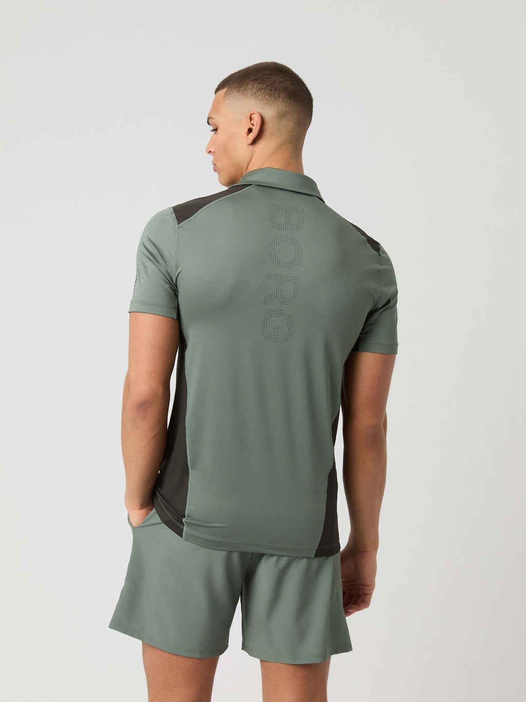 Ace Mesh Panel Polo shirt