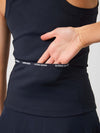 Ace Pockey Ribbed Tank top