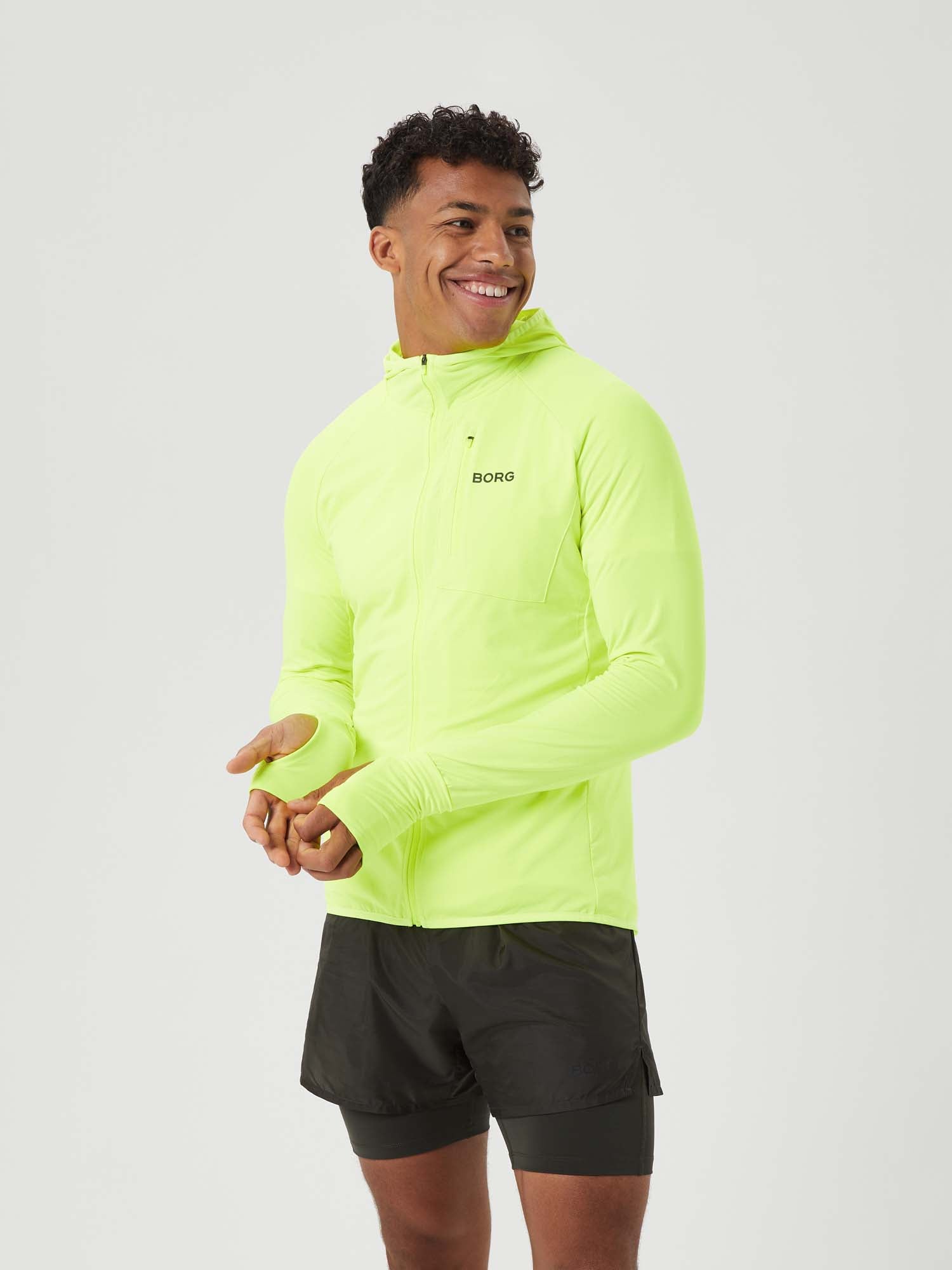 Running Mid Layer Hood jack