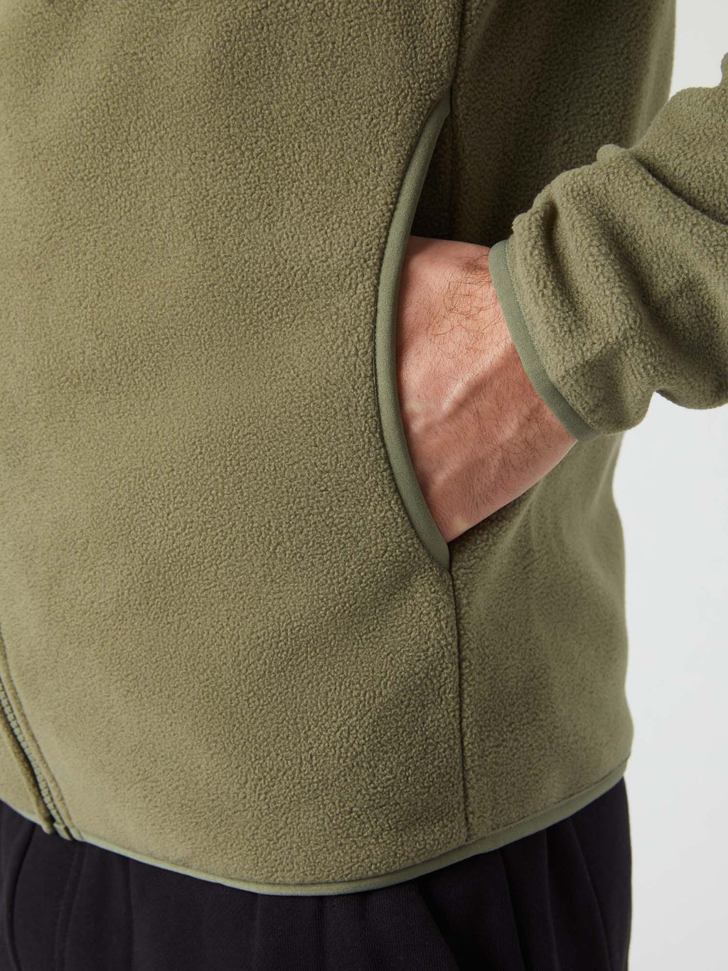 Borg Full Zip Fleece top