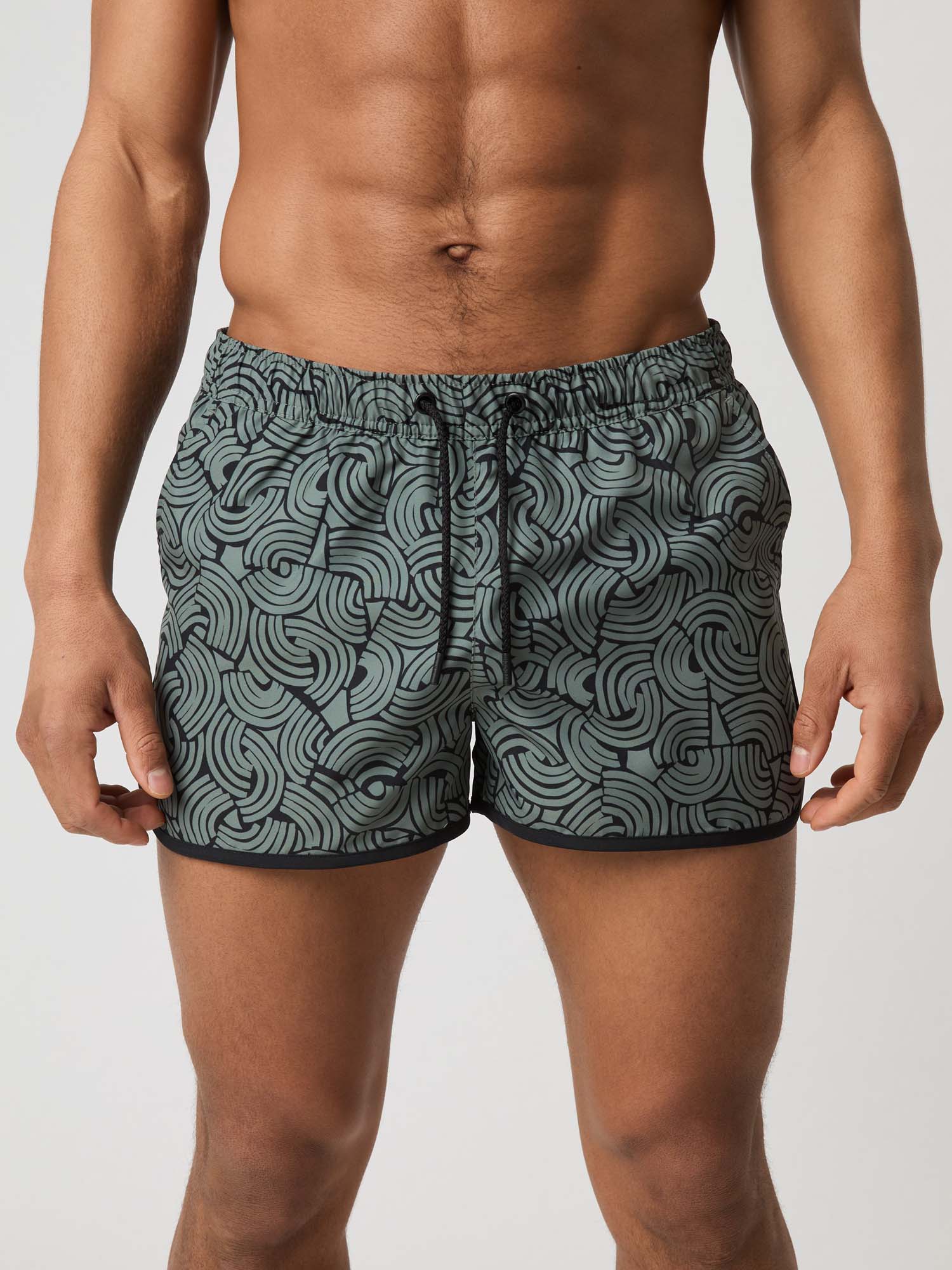 Retro Print zwemshort