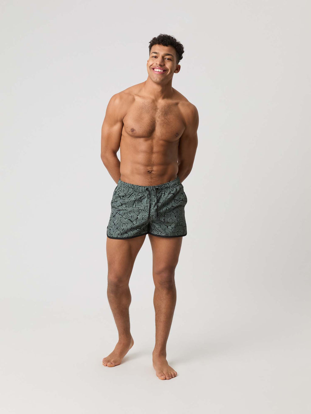Retro Print zwemshort