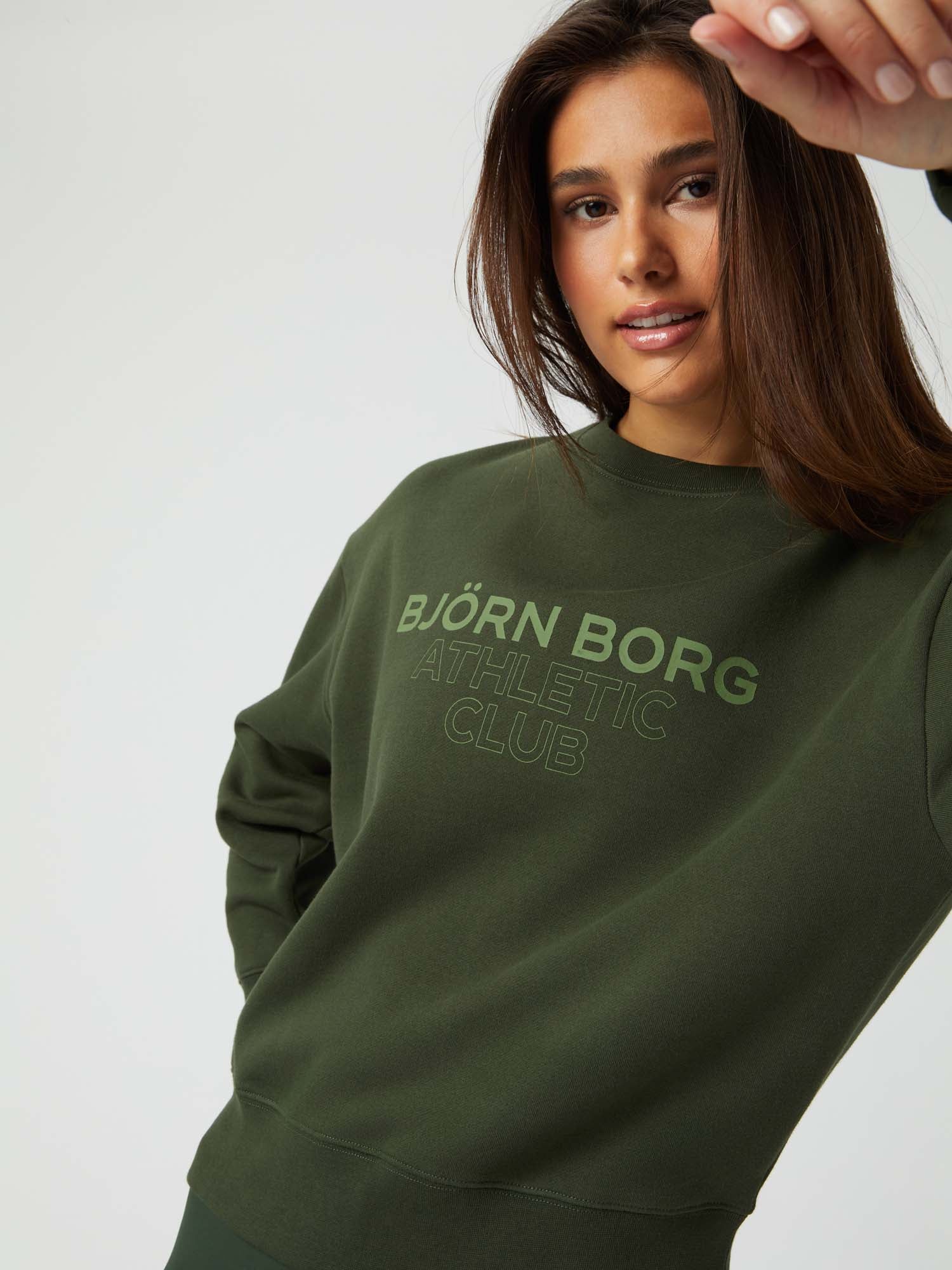 Borg Boyfriend Crew sweater