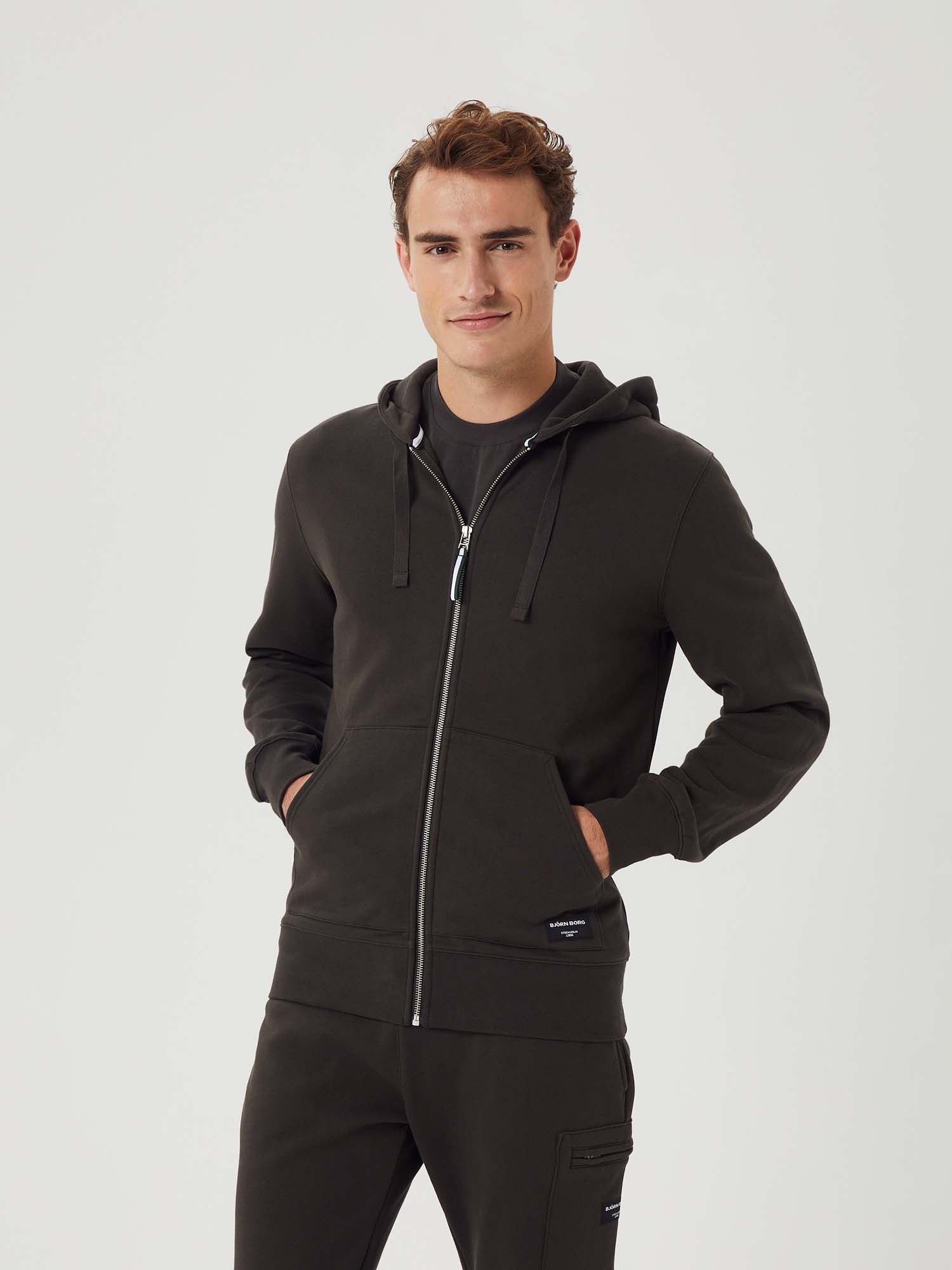 Centre Zip hoodie