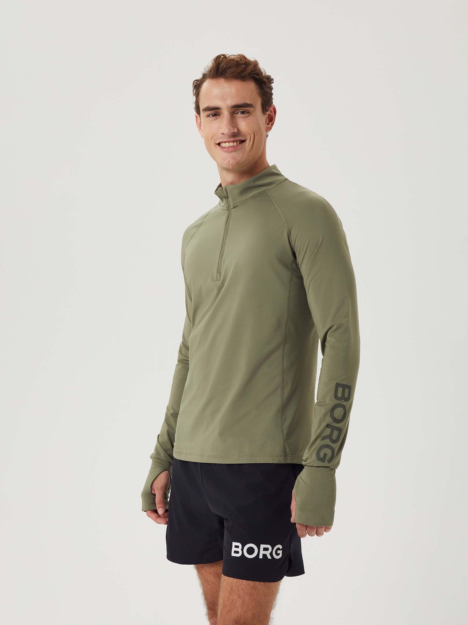 Borg Half Zip longsleeve