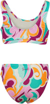 Cruzini-swirl kids bikini