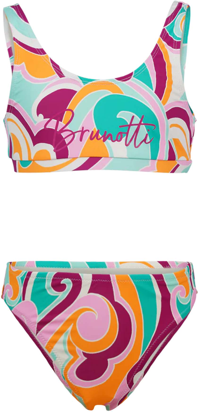 Cruzini-swirl kids bikini