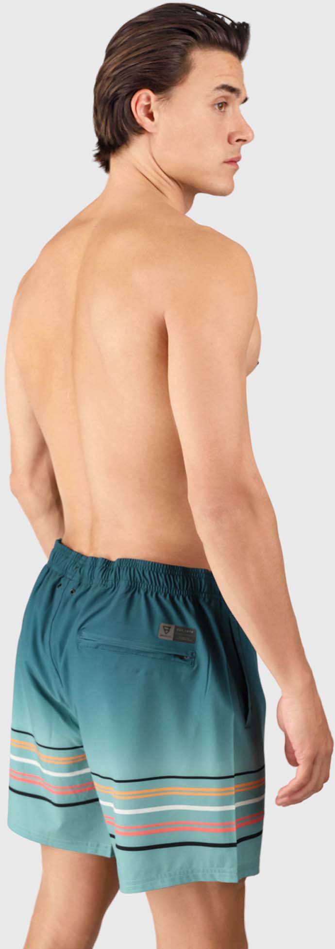 Bru-conic-stripe zwembroek