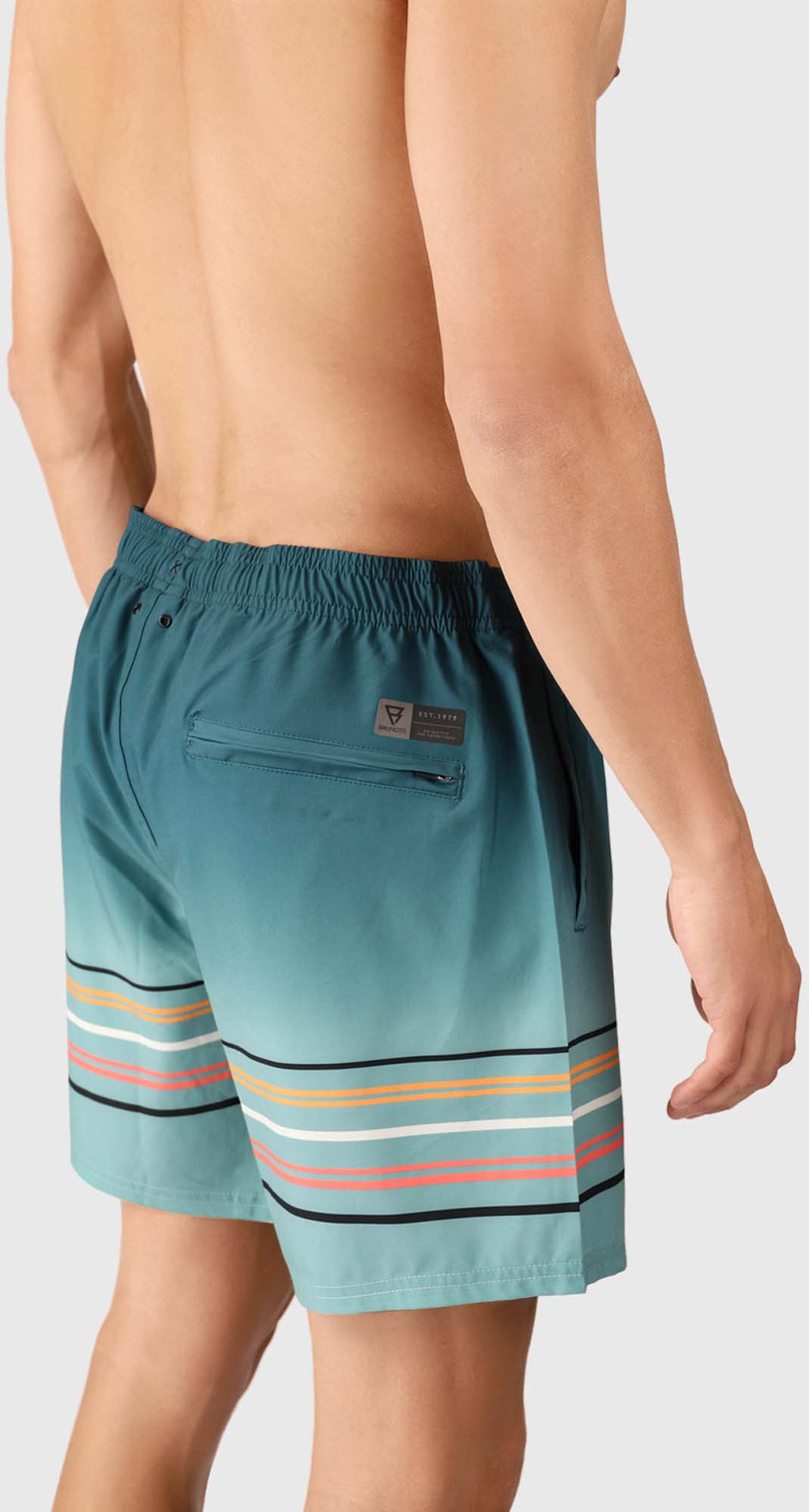Bru-conic-stripe zwembroek