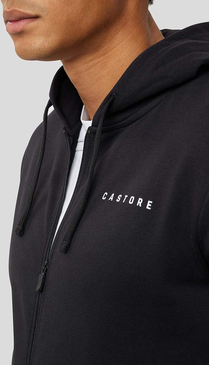 Peacoat Carbon Zip Through Hooded jack